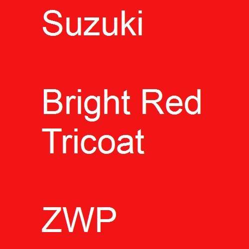 Suzuki, Bright Red Tricoat, ZWP.